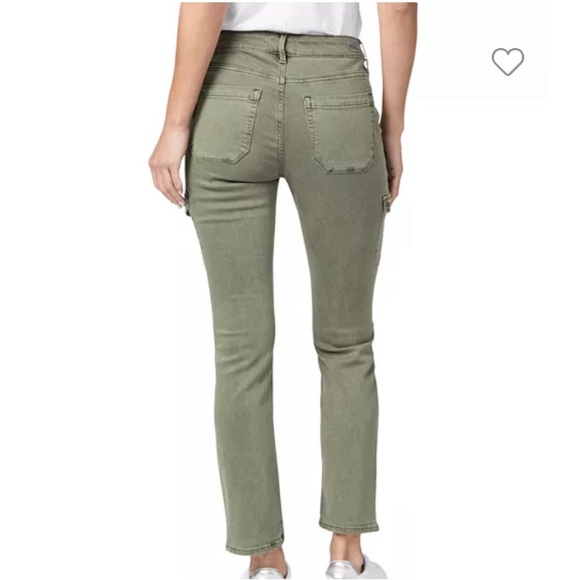 Paige Jolie Skinny Cargo Pants in Vintage Ivy Green size 28 - Picture 4 of 10